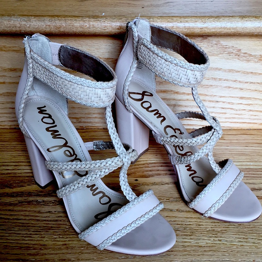 COPY do not buy Sam Edelman beige high heel sandals 8 1/2